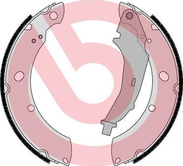 Brembo S 85 544 - Garnitura zavorne celjusti parts5.com