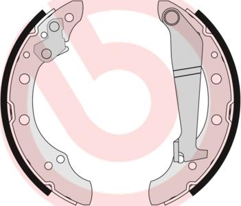 Brembo S 85 508 - Комплект спирачна челюст parts5.com