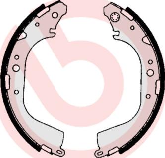 Brembo S 83 530 - Σετ σιαγόνων φρένων parts5.com