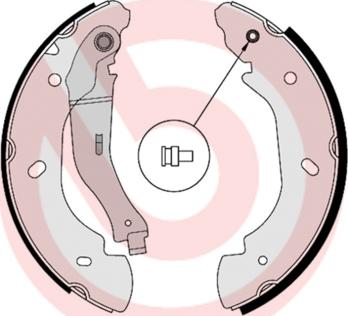 Brembo S 24 538 - Brake Shoe Set parts5.com