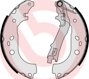 Brembo S 23 533 - Set saboti frana parts5.com