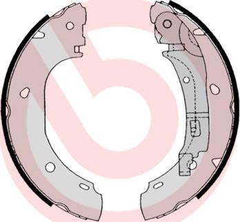 Brembo S 23 525 - Brake Shoe Set parts5.com