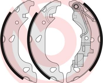 Brembo S 23 521 - Set saboti frana parts5.com