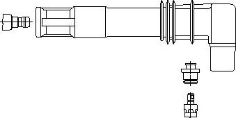 Bremi 13309A5 - Conector, bujía de encendido parts5.com