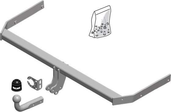 Brink 575400 - Römork bağlantı tertibatı parts5.com