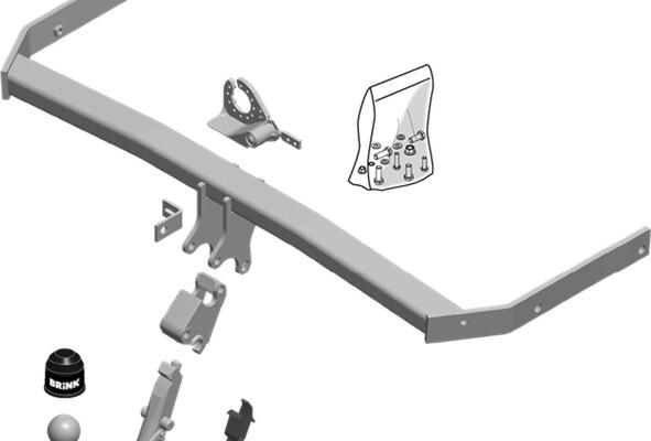 Brink 575500 - Römork bağlantı tertibatı parts5.com