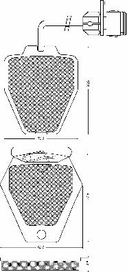 KRAFT AUTOMOTIVE 6000390 - Set placute frana,frana disc parts5.com