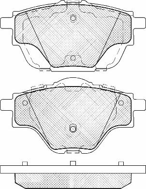 PEUGEOT (DF-PSA) 1678168080 - Σετ τακάκια, δισκόφρενα parts5.com