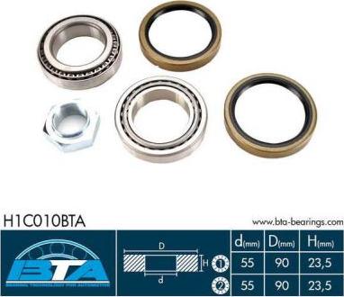 BTA H1C010BTA - Komplet ležaja točka parts5.com