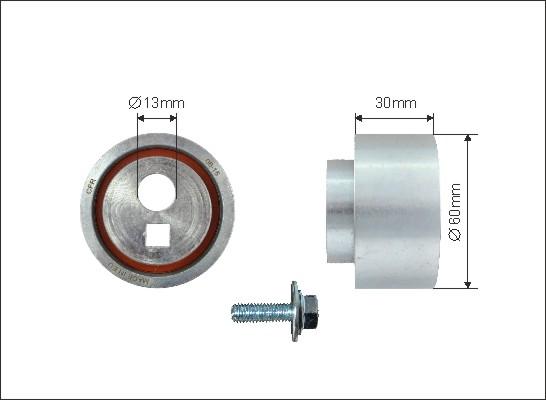 Caffaro 497-97 - Polea tensora, correa dentada parts5.com