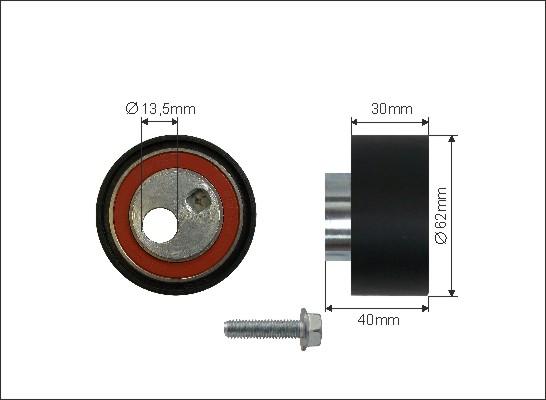 Caffaro 431-140 - Germe makarası, triger kayışı parts5.com