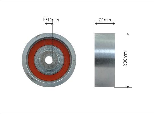 Caffaro 500126 - Usmeravajući / vodeći točkić, zupčasti kaiš parts5.com