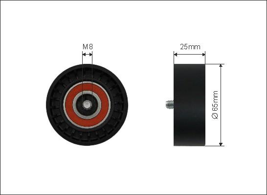 Caffaro 500398 - Seade / juhtrull,soonrihm parts5.com