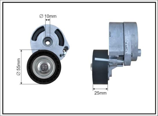 Caffaro 104600SP - Szíjfeszítő, hosszbordás szíj parts5.com