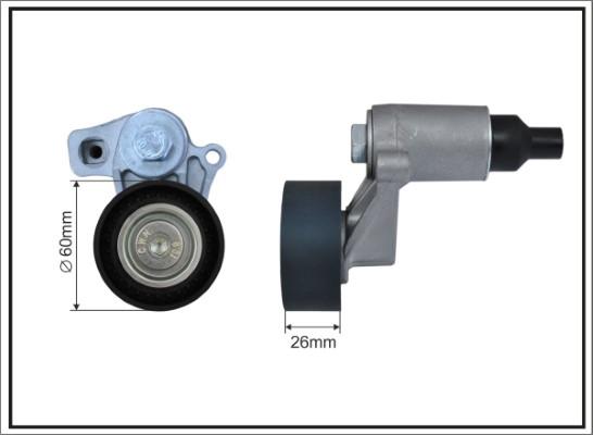 Caffaro 100399SP - Ремъчен обтегач, пистов ремък parts5.com