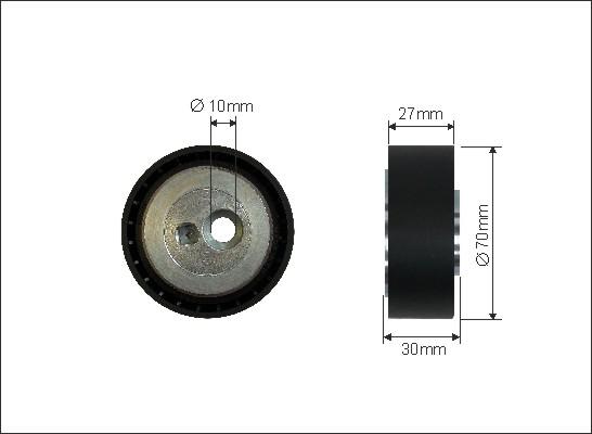 Caffaro 354-122 - Rola ghidare / conducere, curea transmisie parts5.com