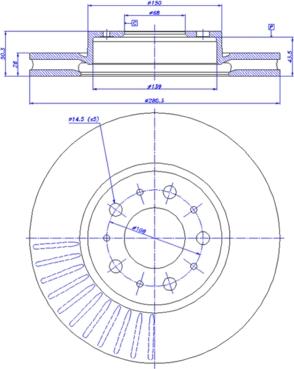 Meyle 515 521 5012 - Disc frana parts5.com