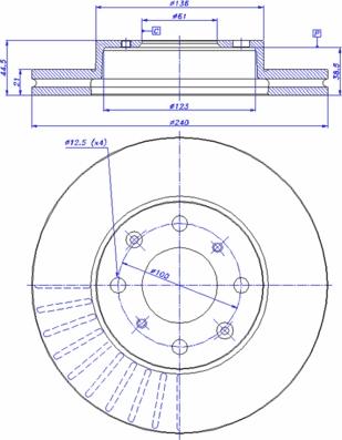 Meyle 31-15 521 0018 - Tarcza hamulcowa parts5.com