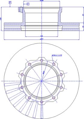 Beral BCR215A - Δισκόπλακα parts5.com