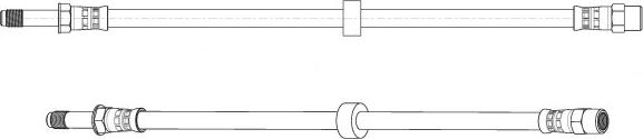 CEF 514619 - Fékcső parts5.com