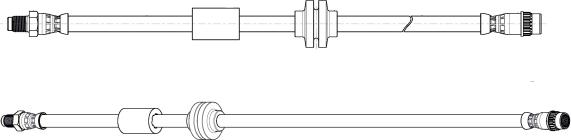 CEF 514897 - Спирачен маркуч parts5.com