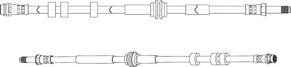 CEF 514742 - Fékcső parts5.com