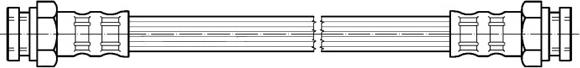 CEF 510234 - Tubo flexible de frenos parts5.com