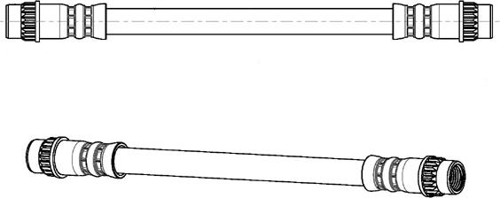 CEF 511649 - Ελαστικός σωλήνας φρένων parts5.com