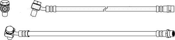 CEF 512969 - Tubo flexible de frenos parts5.com