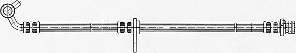 CEF 512579 - Ελαστικός σωλήνας φρένων parts5.com