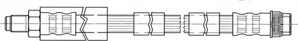 CEF 512070 - Przewód hamulcowy elastyczny parts5.com