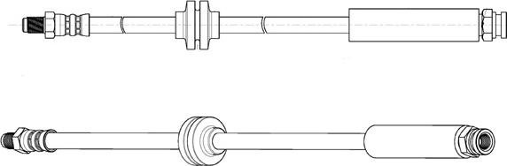 CEF 512834 - Tubo flexible de frenos parts5.com