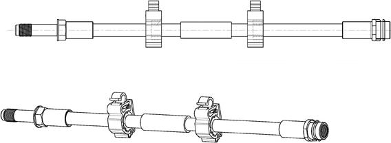 CEF 512827 - Furtun frana parts5.com