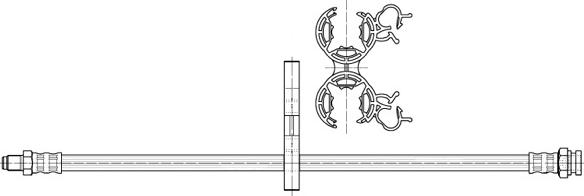 CEF 512353 - Brzdová hadica parts5.com