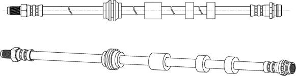 CEF 512750 - Flexible de frein parts5.com