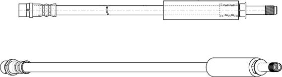 CEF 512772 - Тормозной шланг parts5.com