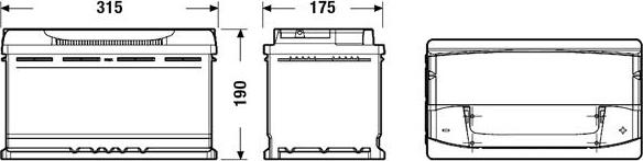 CENTRA CA900 - Batería de arranque parts5.com