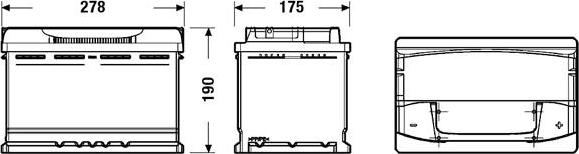 CENTRA CA770 - Batería de arranque parts5.com