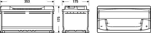 CENTRA CB852 - Starter Battery parts5.com