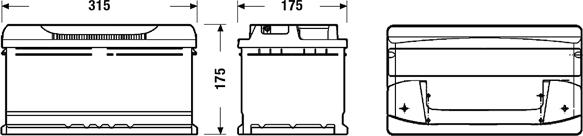 CENTRA CB802 - Starter Battery parts5.com