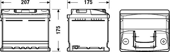 CENTRA CC412 - Стартов акумулатор parts5.com