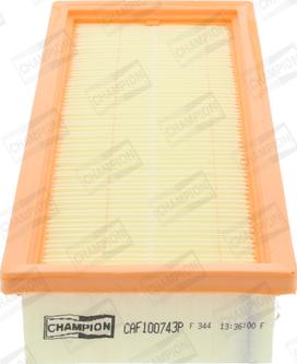 Champion CAF100743P - Air Filter parts5.com