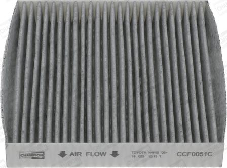 Champion CCF0051C - Filter,salongiõhk parts5.com