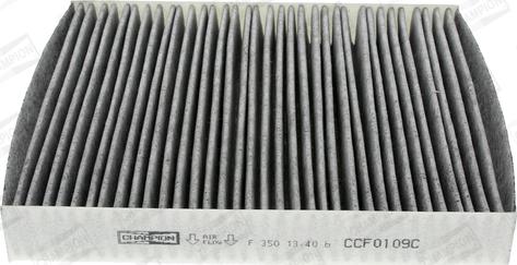 Champion CCF0109C - Filter, interior air parts5.com