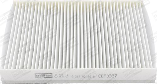 Champion CCF0337 - Filter, interior air parts5.com