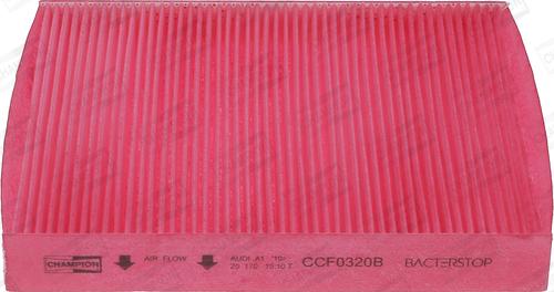 Champion CCF0320B - Filter, interior air parts5.com