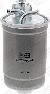 Champion CFF100114 - Kütusefilter parts5.com