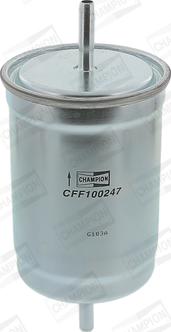 Champion CFF100247 - Filtru combustibil parts5.com