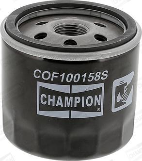 Champion COF100158S - Φίλτρο λαδιού parts5.com