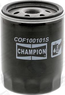 Champion COF100101S - Filtre à huile parts5.com